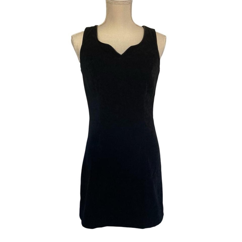 Vintage 90’s Black Mini Dress Sweetheart Neckline